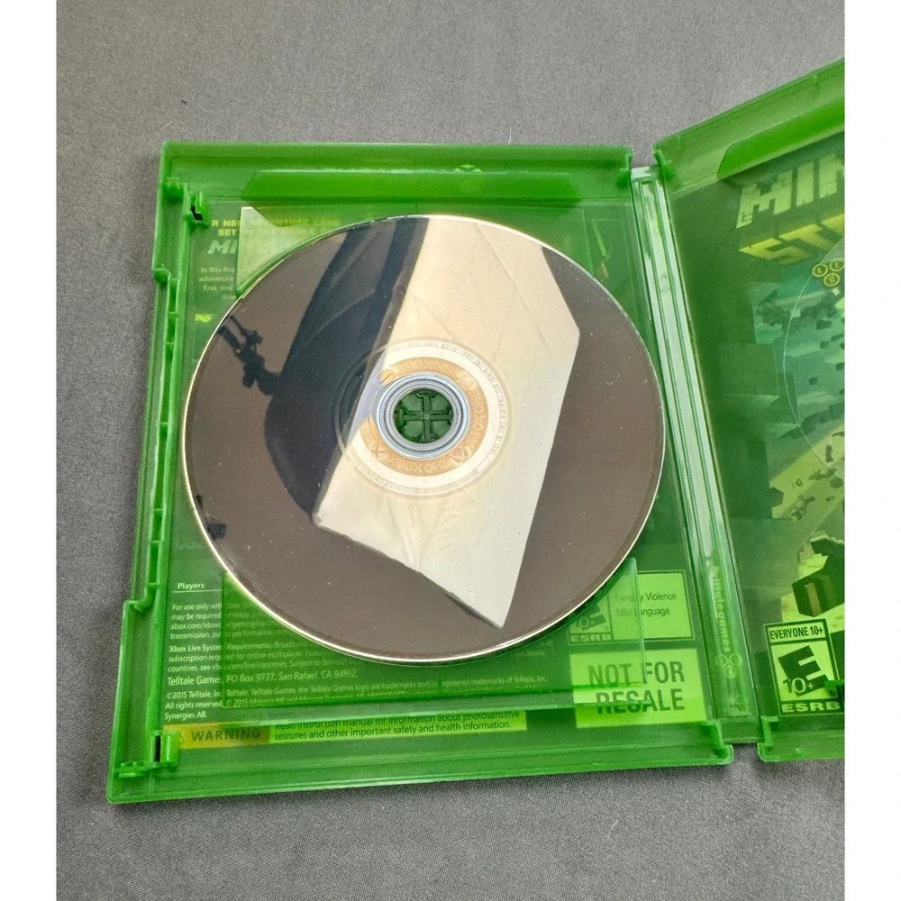 Minecraft Story Mode Season Pass Disc Xbox One Telltale Games Mojang Microsoft